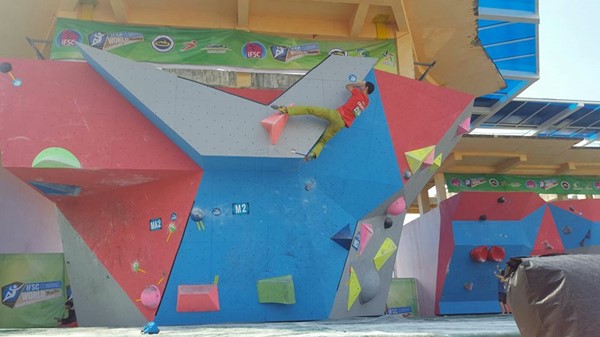Borna Čujić u disciplini Boulder na Svjetskom prvenstvu